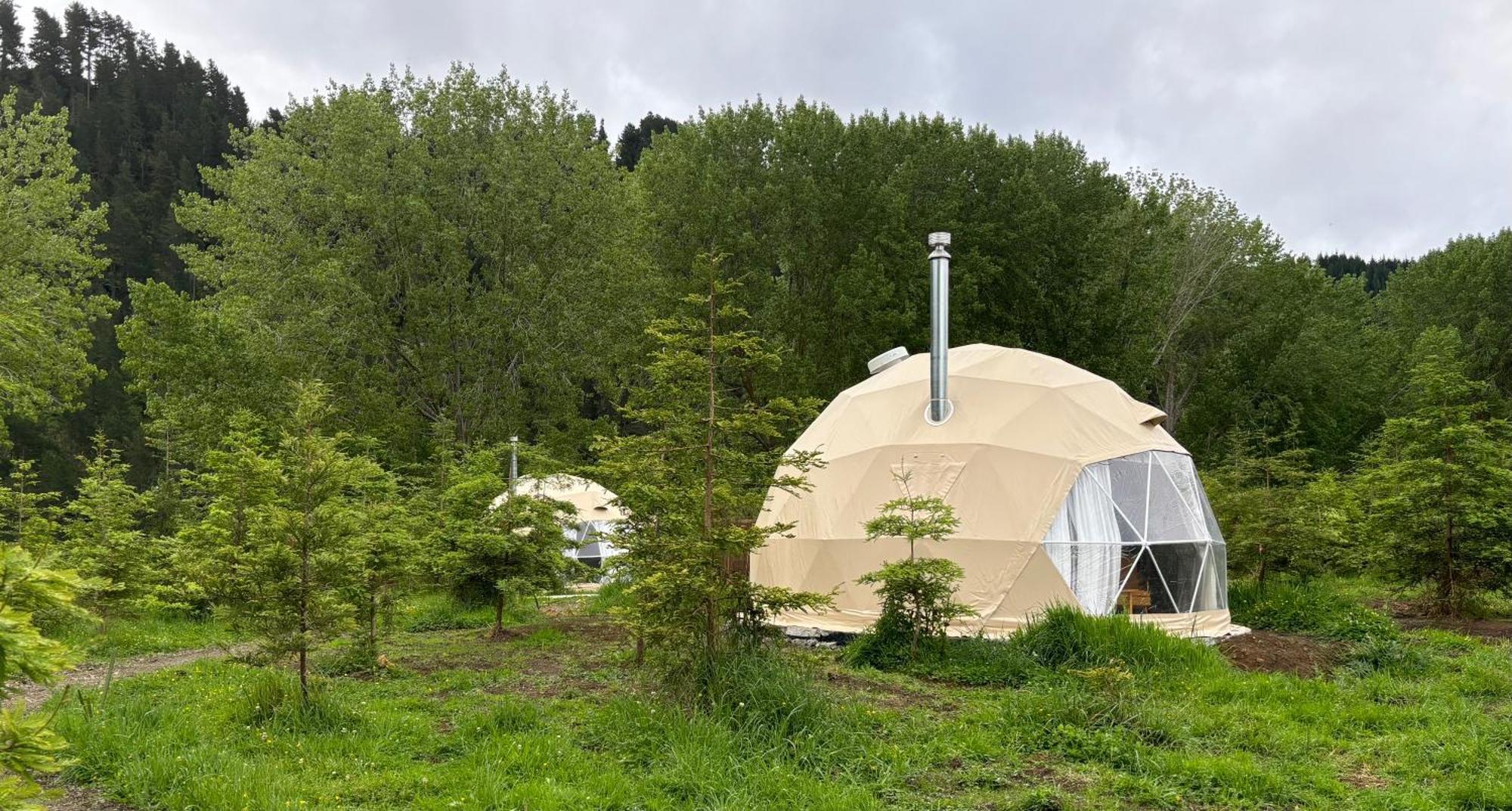Takahuri Glamping Domes Вангануї Екстер'єр фото